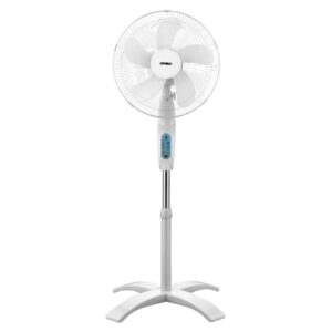Optimus16 in. Wave Oscillating 3-Speed Stand Fan with Remote Control