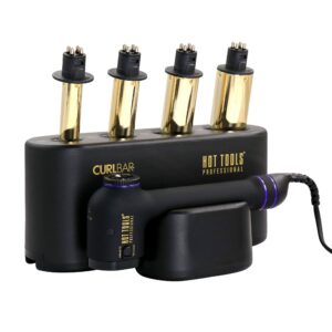 Hot Tools Professional Curl Bar Set with 24k Gold Interchangeable Barrels and Pulse Technology