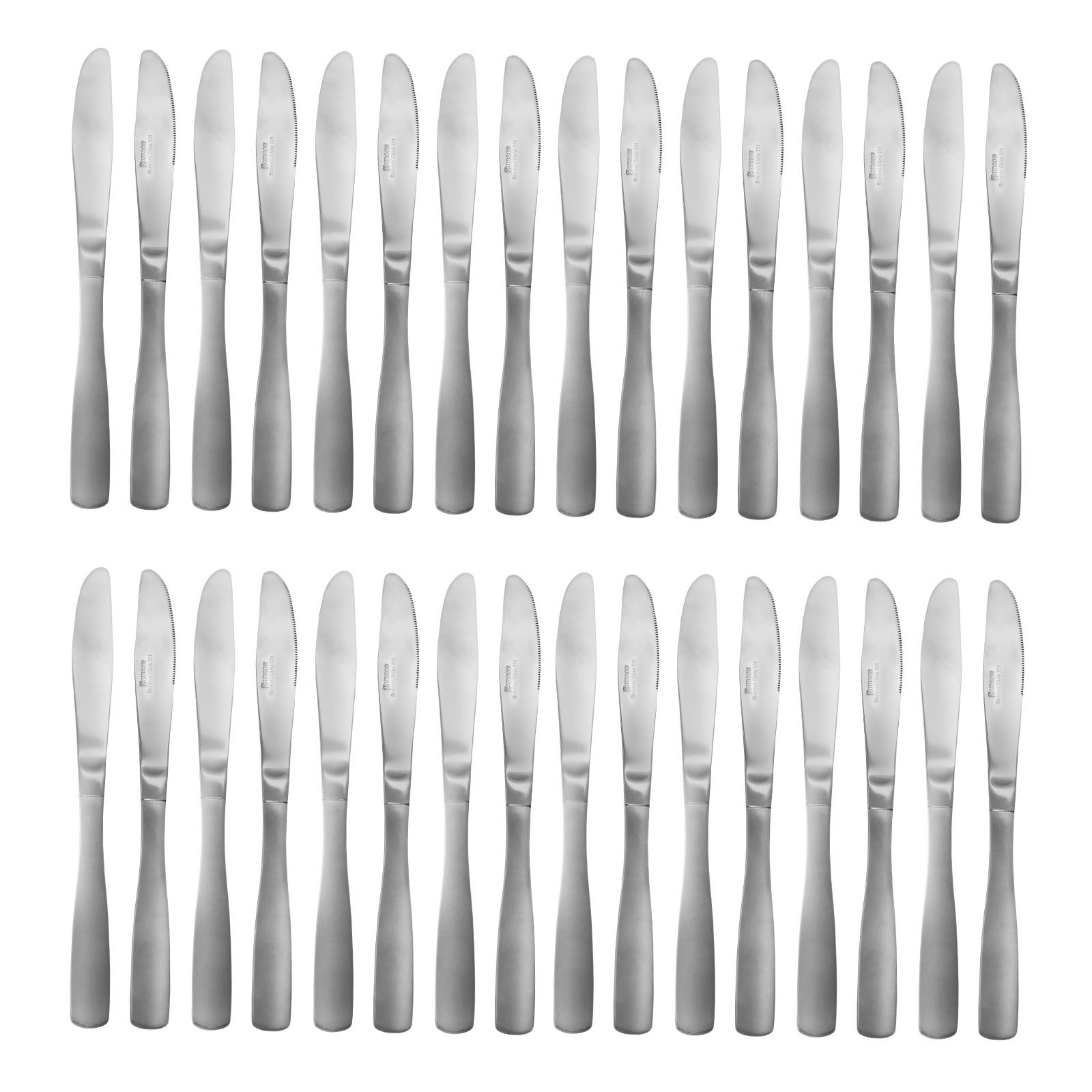 Gibson Home Classic Profile 36 Piece Stainless Steel Dinner Knife Set