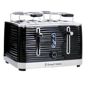 Russell Hobbs Retro Style 4 Slice Toaster in Black