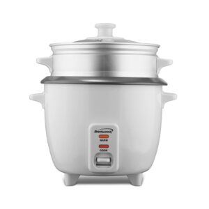 Brentwood 4 Cup Rice Cooker/Non-Stick with Steamer