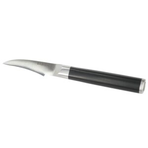 Babish 2.4 Inch High-Carbon Stainless Steel Full Tang Bird's Beak Knife in Black