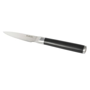 Babish 3.5 Inch High-Carbon Stainless Steel Full Tang Paring Knife in Black