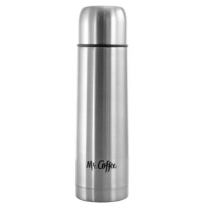 Mr. Coffee Javelin 15.5 Ounce Stainless Steel Double Wall Thermal Travel Bottle in Silver