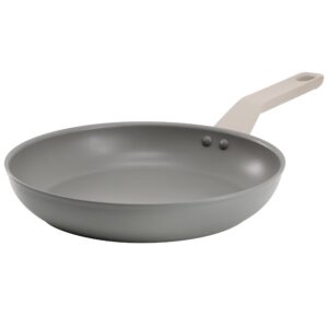 Oster Ambrose 12 Inch Nonstick Aluminum Frying Pan in Matte Grey