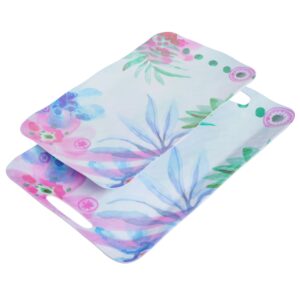 Spice By Tia Mowry Cinnamon Twist 2 Piece Rectangle Serving Tray Set in Multicolor