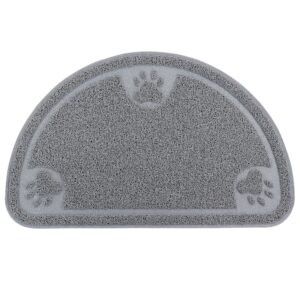 Gibson Home Pet Elements 14.2 x 23.6 Inch Paw Print Placemat in Grey