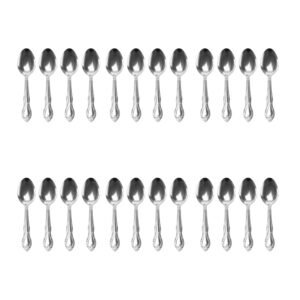 Abbie 24 Piece Stainless Steel Teaspoon Set