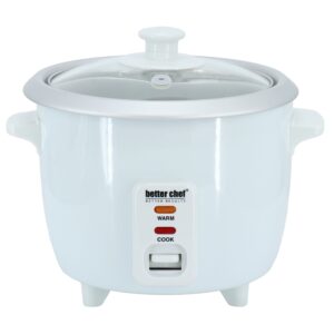 Better Chef 3 Cup Automatic Rice Cooker in White