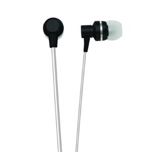 Naxa METALLIX Isolation Stereo Earphones - Black