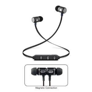 Bluetooth Isolation Earphones with Metal Magnet, Microphone & Remote