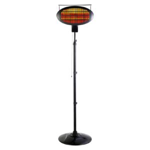Optimus Garage-Outdoor Floor Standing Infrared Patio Heater with Remote